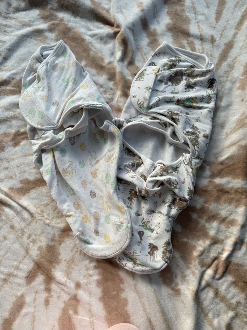 aden + anais White Disney Winnie The Pooh Baby Swaddles